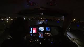 Night takeoff from KSJC Baron 58