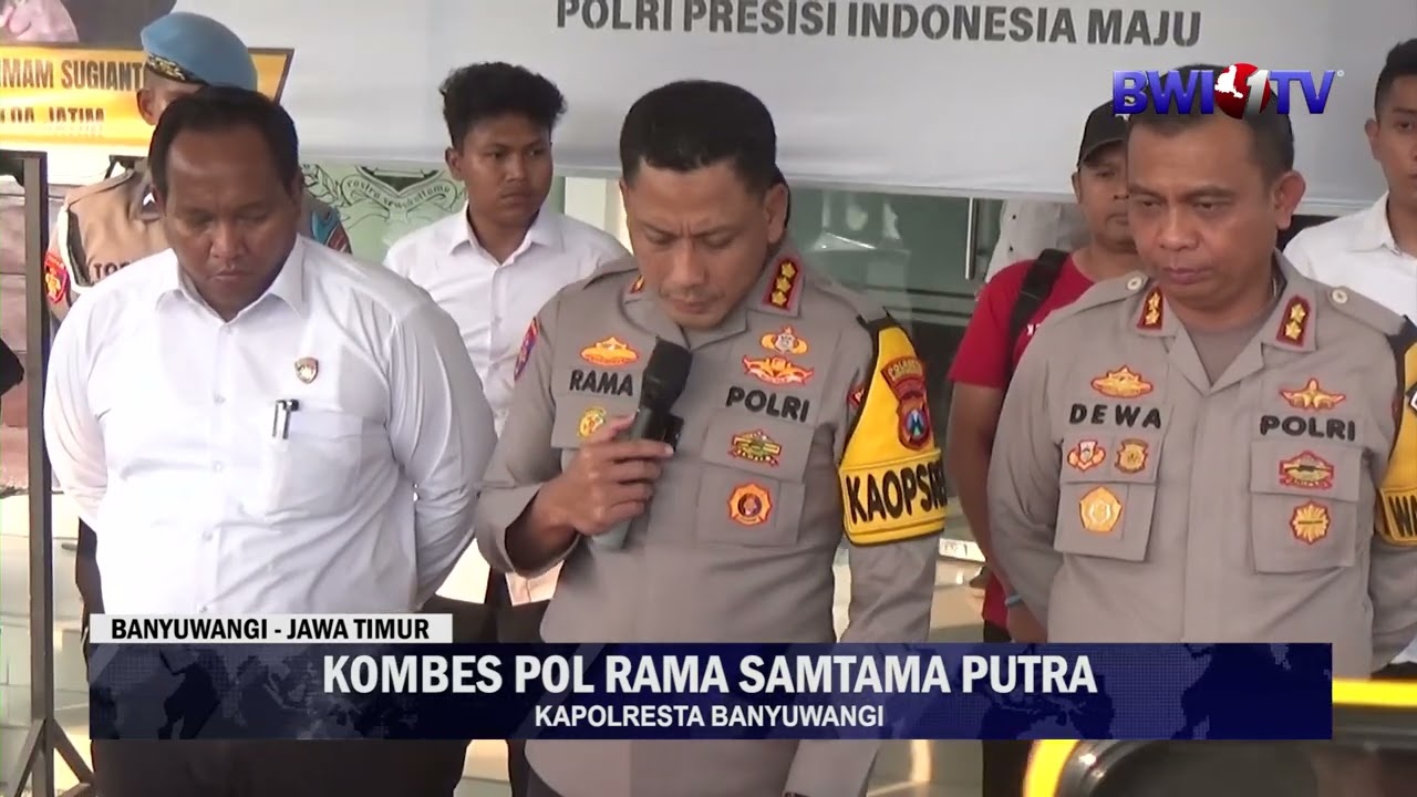 POLRESTA BANYUWANGI TETAPKAN TERSANGKA KASUS DUGAAN ANCAMAN KEKERASAN TERHADAP JURU PARKIR