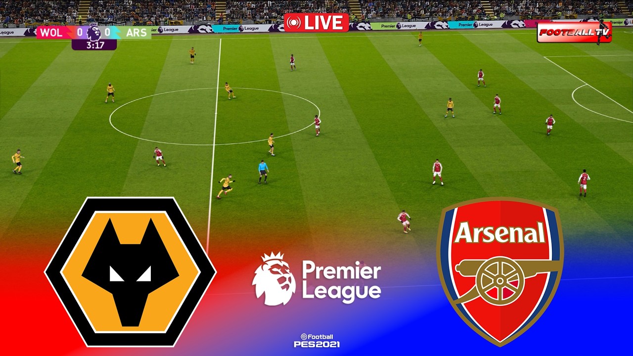 🔴Wolverhampton vs Arsenal - Premier League 2025/26 Match | Pes 21 Gameplay Simulation