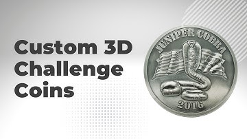 Custom 3D challenge Coins