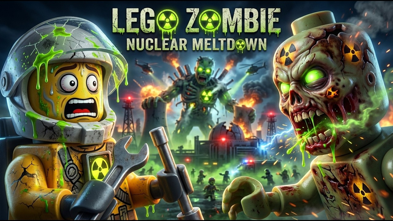 LEGO Zombie Outbreak: Nuclear Meltdown Full Movie | Lego Survival | LEGO Zombie Animation