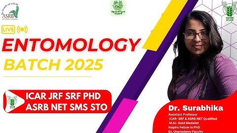 ENTOMOLOGY ICAR JRF SRF NET SMS STO Batch || Based on the Latest Pattern| Agriculture Expert