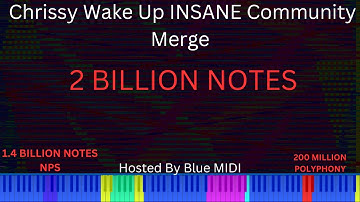 [Black MIDI] Chrissy Wake Up INSANE Community Merge ~ By Me and Many Blackers