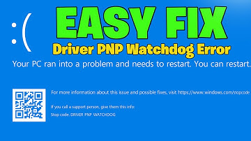 How To Fix Black or Blue Screen Driver PNP Watchdog Error in Windows - NEW 2025✅