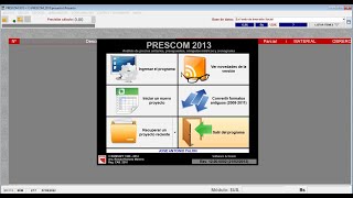 Instalación PRESCOM 2013