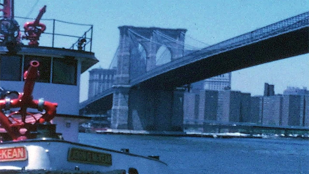 New York City 1970's ~ Chinatown, World Trade Center, Brooklyn Bridge & Waterfront