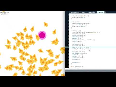 Programming Art #55 GenesRocket【Processing】