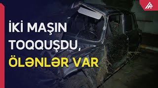 Tovuzda ağır qəza, ölənlər var - APA TV