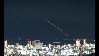 こうのとり打ち上げ、神戸からもロケットの光