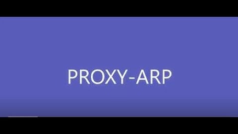 Proxy Arp in Hindi