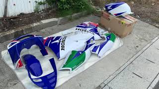 ホンダ NSR250R MC28 純正カウル セット タンク付き