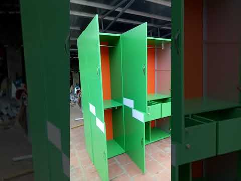 Video Tủ quần áo bằng tấm alu khung sắt chống gỉ - youtube
