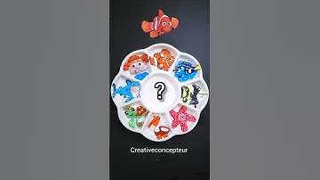 Finding Nemo Color Mixing  #shorts