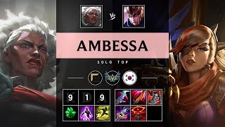 Ambessa Top vs Quinn: Unstoppable - KR Challenger Patch 25.S1.1