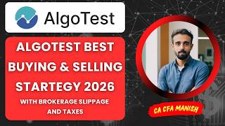 Algotest Best Nifty and Sensex Buying Selling Strategy - CA Manish Variyani