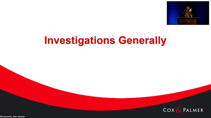 2022 - Workplace Harassment Investigations