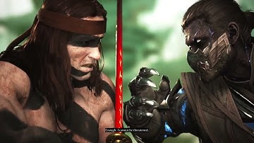 Mortal Kombat 1 - Conan Vs Noob Saibot [Very Hard]