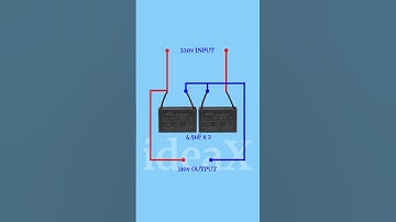 Convert 220V to 110V with 2 Capacitors | Fast & Easy DIY