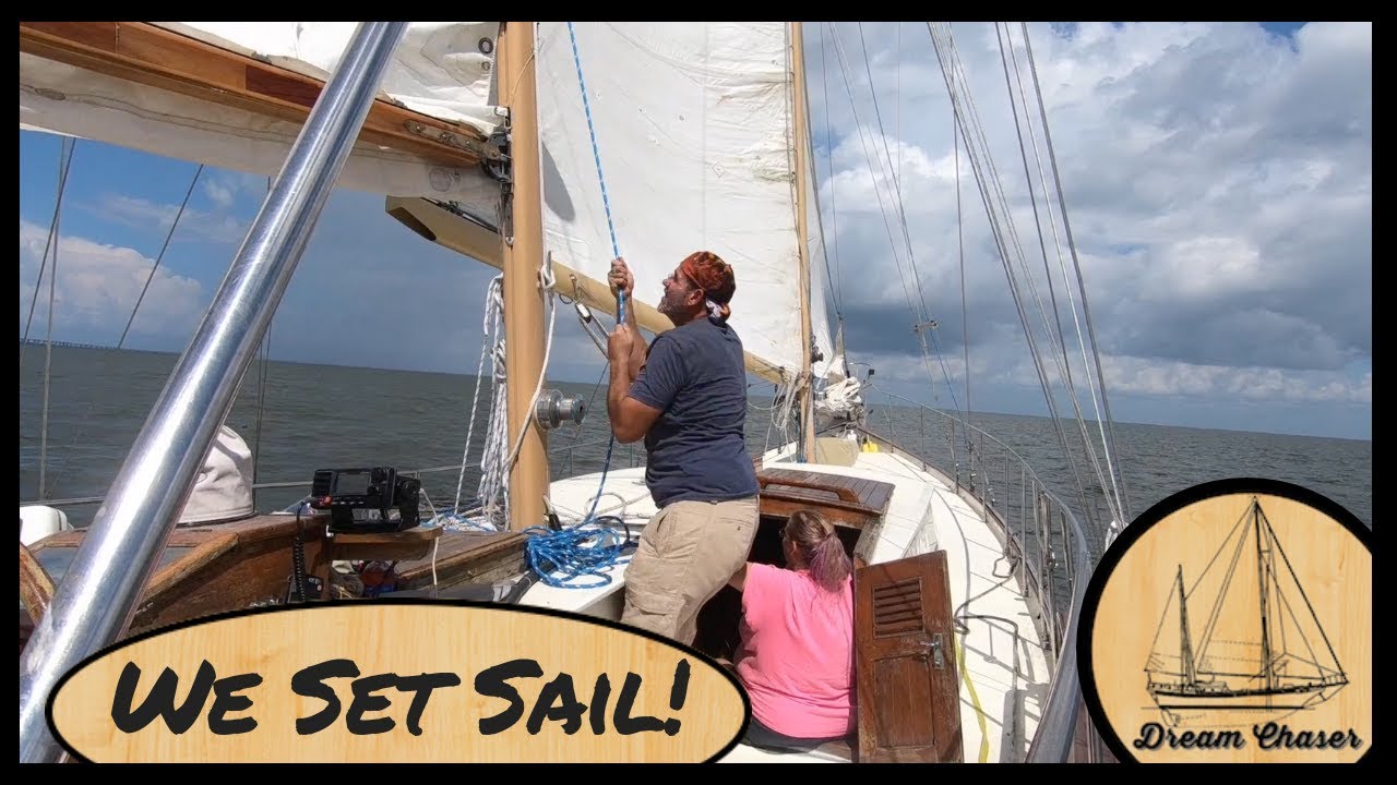 Finally!  Leaving the Yard and Setting Sail