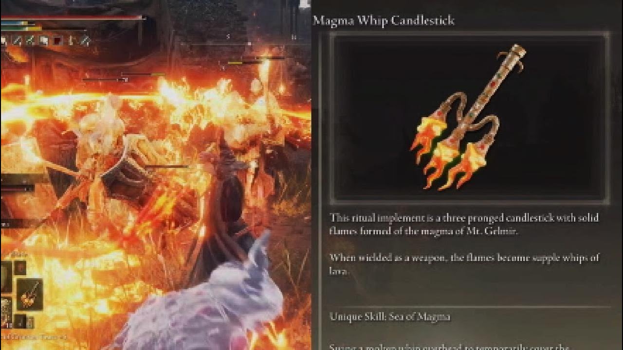 Elden Ring Magma Whip Candlestick Location And Move Set Demonstration elden-ring-magma-whip-candlestick-location-and-move-set-demonstration