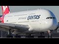 SENSATIONAL Qantas Airbus A380-800 CLOSE-UP Takeoff ● Melbourne Airport Plane Spotting