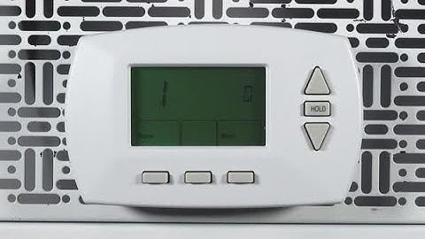 How to enter and navigate advanced programming on the RTH6450 thermostat - Resideo