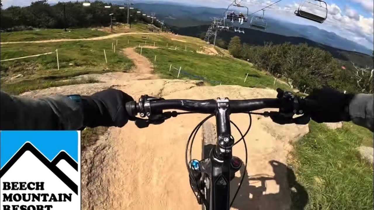 CRASHING DOWN BEECH MTN! (My First Lift Access Bike Park)