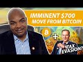 IMMINENT $700 BITCOIN MOVE! I will show you the direction+Peter Schiff goes to jail for tax evasion?