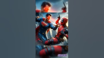 superheros superman vs deadpool #avengers #marvel #shorts