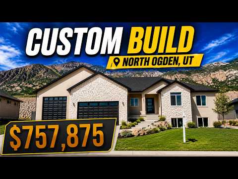 North Ogden Utah Home Tour: A Custom New Build With Mountain Views