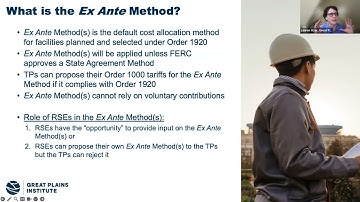 Webinar: Regulators’ Role in FERC Order 1920 Cost Allocation