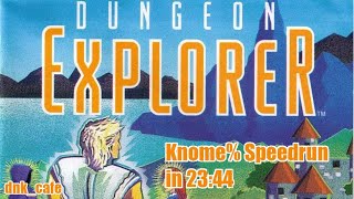 Dungeon Explorer - Any% Knome Speedrun in 23:44