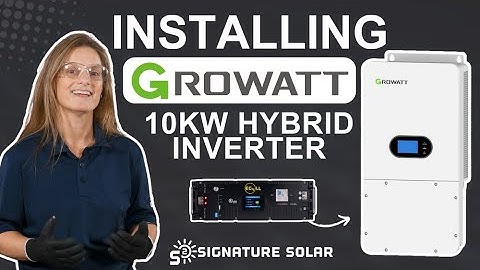 Growatt 10kW Hybrid Inverter & EG4 Batteries: Seamless Installation & Compatibility
