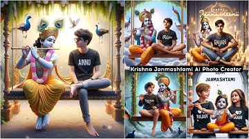 Krishna Janmashtami Ai Photo Editing | Krishna Janmashtami Ka Ai Photo Kaise Banaye | Ai Photo Edit