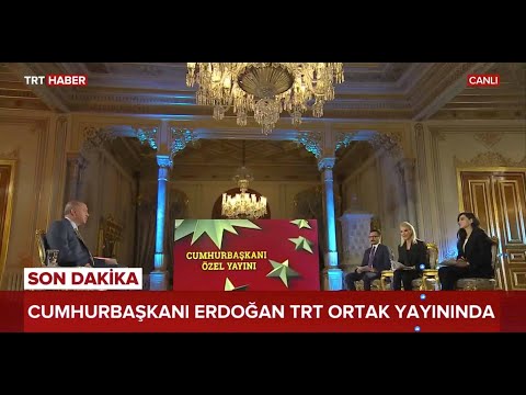 Cumhurbaşkanı Recep Tayyip Erdoğan TRT özel yayınına konuk oldu