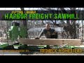 First Lumber Run & Further Review: Central Machinery / Harbor Freight Sawmill | Redneck Homestead First Lumber Run & Further Review: Central Machinery / Harbor Freight Sawmill | Redneck Homestead
