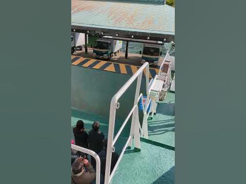 【宮島連絡船】みせん丸 宮島桟橋接岸 YouTube