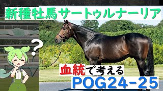 【POG2024 25】　ずんだもんと血統で考えるサートゥルナーリア　サートゥルナーリアは成功するか！？