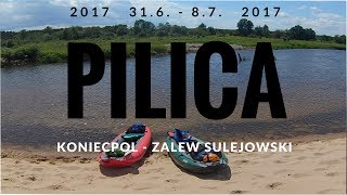 Pilica - sjezd řeky v Polsku