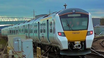 Brand New Thameslink Desiro City Class 700 - 700107 At Three Bridges On Test 8/3/16