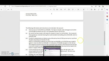 2020 - S. Heighway - Adjustment (ii) - Goods in Transit