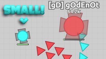 SMALLEST OVERLORD EVER MOD! +REVENGE! (Diep.io FFA Gameplay)