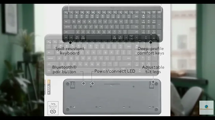 Review - Logitech K250 Bluetooth Keyboard with Numpad, Easy Connectivity, Compact Wireles