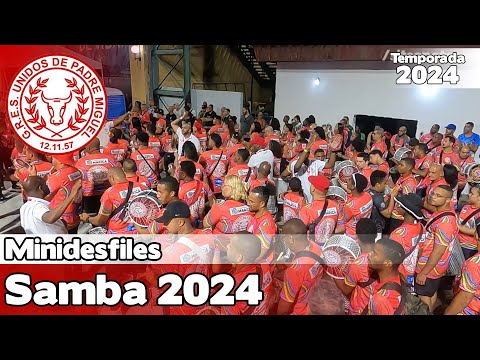 Unidos de Padre Miguel 2024 ao vivo | Minidesfile na Cidade do Samba #MDSO24