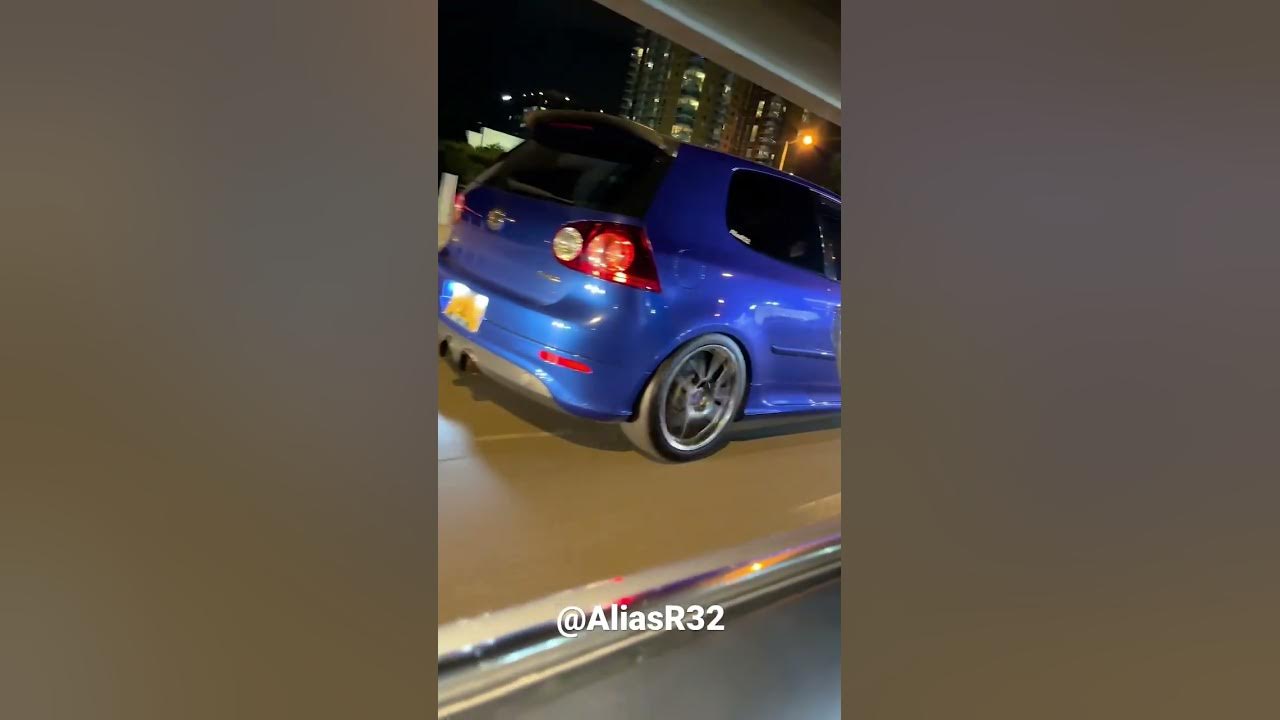 MK5 Golf R32 VR6 Turbo Shoots Flame While Cruising