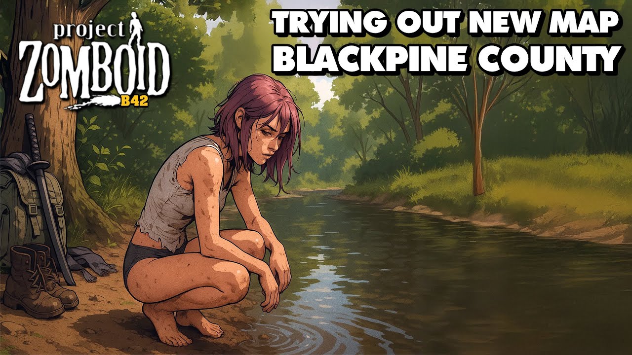 🔴[LIVE] 🧟 B42 Project Zomboid - Blackpine County (Testing new map mod ...
