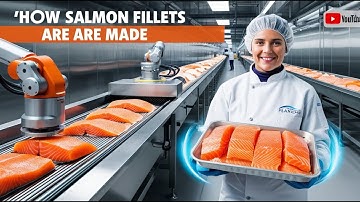 Inside the Salmon Fillet Factory 🐟 | How Salmon Fillets Are Made