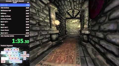 Amnesia TDD any% Speedrun Tutorial Part 1/2