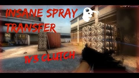 CSGO: Insane Spray Transfer Clutch!