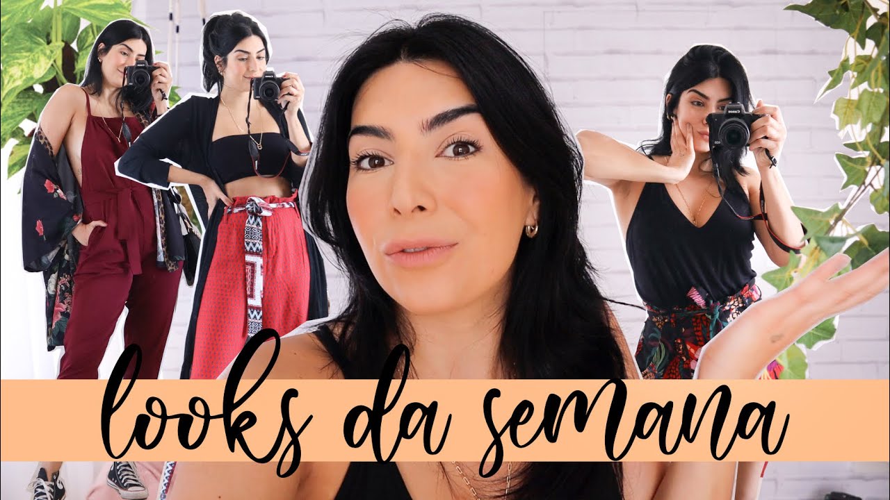 Os LOOKS que USEI durante TODA A SEMANA